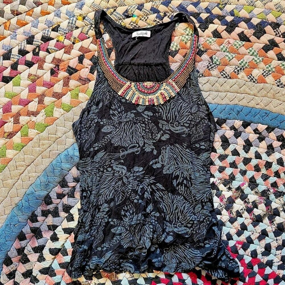 Vintage Y2K SouthPole Brand Beaded Tank